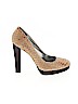 Calvin Klein Tan Heels Size 8 - photo 1