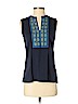 J. Crew Factory Store Blue Sleeveless Top Size S - photo 1