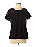 Marc New York Black Short Sleeve Blouse Size L - photo 1