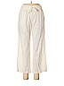 New Directions White Linen Pants Size L (petite) - photo 1