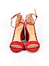 Banana Republic 100% Leather Red Heels Size 7 - photo 2