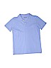 Crewcuts 100% Polyester Solid Blue Short Sleeve Polo Size 12 - photo 1