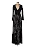 Diane von Furstenberg 100% Viscose Black Cocktail Dress Size 6 - photo 1