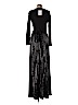 Diane von Furstenberg 100% Viscose Black Cocktail Dress Size 6 - photo 2