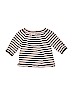 Crewcuts 100% Cotton Stripes Ivory Short Sleeve Top Size 8 - photo 2
