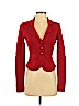 Diane von Furstenberg 100% Wool Red Wool Coat Size P (petite) - photo 1