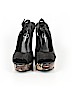 Jessica Simpson 100% Leather Black Heels Size 7 - photo 2