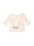 The Children's Place 100% Cotton Ivory Long Sleeve Top Size 18-24 mo - photo 1