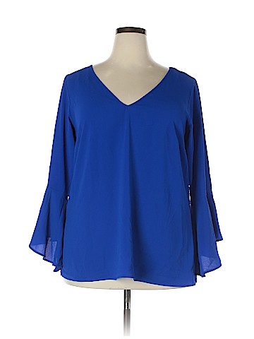 City Chic Long Sleeve Blouse (view 1)