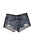 Rag & Bone 100% Cotton Blue Denim Shorts Size 24 waist - photo 1