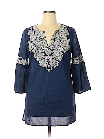 INC International Concepts 3/4 Sleeve Blouse (view 1)