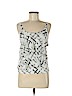 Roz & Ali 100% Rayon White Sleeveless Top Size M (petite) - photo 1