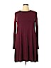 Old Navy Burgundy Casual Dress Size L - photo 1