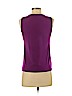 Ann Taylor LOFT Outlet Purple Sleeveless Blouse Size S (petite) - photo 2