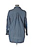 Workshop 100% Cotton Blue Long Sleeve Blouse Size 1X - photo 2