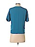 Cooper & Ella 100% Polyester Blue Short Sleeve Blouse Size XS - photo 2