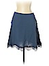 Ann Taylor 100% Polyester Blue Casual Skirt Size 10 (petite) - photo 1