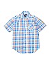Chaps Blue Short Sleeve Button-Down Shirt Size M (kids) - photo 1