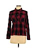 Topshop 100% Cotton Red Long Sleeve Button-Down Shirt Size 8 - photo 1