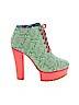Iron Fist Green Ankle Boots Size 9 - photo 1