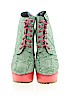 Iron Fist Green Ankle Boots Size 9 - photo 2