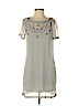 American Eagle Outfitters 100% Polyester Gray Casual Dress Size 4 - photo 1