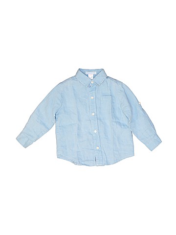 Janie and Jack Long Sleeve Button-Down Shirt (view 1)