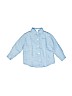 Janie and Jack 100% Linen Blue Long Sleeve Button-Down Shirt Size 2T - photo 1