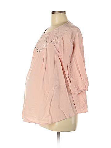 Liz Lange Maternity 3/4 Sleeve Blouse (view 1)