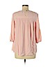 Liz Lange Maternity 100% Rayon Pink 3/4 Sleeve Blouse Size M - photo 2