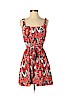 Banana Republic 100% Rayon Red Casual Dress Size 2 (petite) - photo 1