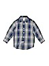 Crewcuts Outlet 100% Cotton Plaid Blue Short Sleeve Button-Down Shirt Size 3 - photo 1