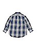 Crewcuts Outlet 100% Cotton Plaid Blue Short Sleeve Button-Down Shirt Size 3 - photo 2