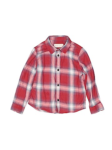 Zara Kids Short Sleeve Button-Down Shirt (view 1)