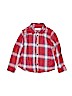 Zara Kids 100% Cotton Red Short Sleeve Button-Down Shirt Size 5 - photo 1