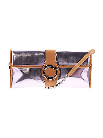 Frances Valentine Leather Clutch (view 1)