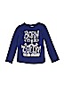 Gymboree 100% Cotton Graphic Blue Long Sleeve Top Size 5T - photo 1
