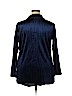 Venezia Blue Long Sleeve Top Size 1X - photo 2