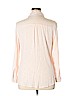 a.n.a. A New Approach 100% Rayon Pink Long Sleeve Blouse Size XL - photo 2