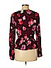 Express 100% Rayon Burgundy Long Sleeve Blouse Size S - photo 2