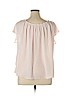 Lauren Conrad 100% Polyester Pink Short Sleeve Top Size XXL - photo 2