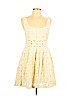 Free People Yellow Casual Dress Size 10 - photo 1
