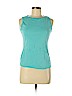 Karen Scott 100% Cotton Blue Tank Top Size M (petite) - photo 1