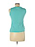 Karen Scott 100% Cotton Blue Tank Top Size M (petite) - photo 2