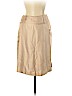 Chanel 100% Silk Tan Silk Skirt Size EU 38 / US 8 - photo 1