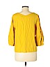 Ann Taylor LOFT Yellow 3/4 Sleeve Blouse Size M (petite) - photo 2