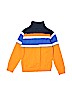Nautica 100% Cotton Stripes Orange Pullover Sweater Size 7 - photo 2