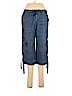 Westbound 100% Cotton Blue Cargo Pants Size 8 (petite) - photo 1