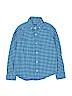 The Children's Place 100% Cotton Blue Long Sleeve Button-Down Shirt Size 7 - 8 - photo 1