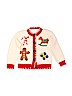 Young People's Shop 100% Acrylic Ivory Cardigan Size M (kids) - photo 1